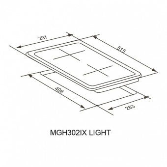 Детальное фото товара: MEFERI MGH302IX LIGHT