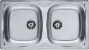 Детальное фото товара: ALVEUS BASIC 160 NAT-90, мойка, нержавеющая сталь (в комплекте с сифоном 1130557)