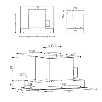 Детальное фото товара: Korting KHI 6099 ICGN