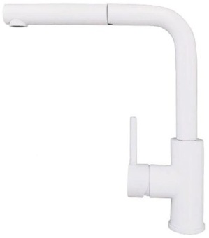 Детальное фото товара: ALVEUS ZEOS P MONARCH WHITE MATT, смеситель, белый матовый