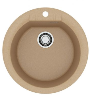 Детальное фото товара: ALVEUS GRANITAL CADIT 100 G55 BEIGE FI 520, мойка, гранит, бежевый ( в комплекте с сифоном 1145083)