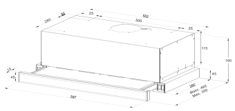Детальное фото товара: Monsher Laura 60 Acier