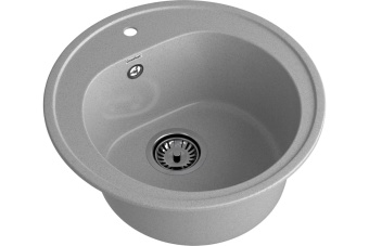 Детальное фото товара: GranFest RONDO GF-R-510, мойка, мрамор, серый