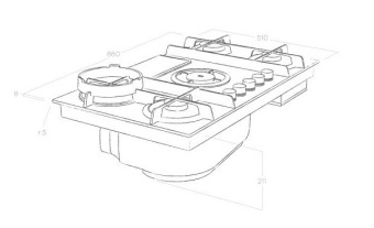 Детальное фото товара: ELICA NIKOLATESLA FLAME BL/F/88