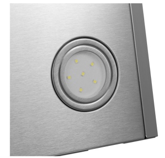 Детальное фото товара: Maunfeld MERSEY 90 нержавеющая сталь/черное стекло