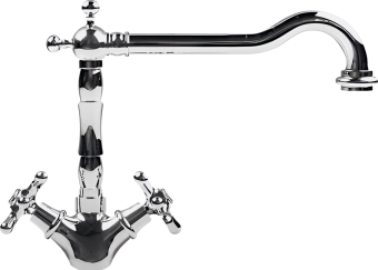 Детальное фото товара: ITALMIX NOVECENTO NO 0910 CHROME, смеситель, хром CR