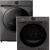 Детальное фото товара: Midea стирка MF200W90WBS/S-RU + сушка MD200H90W/T-RU + соед.эл MSKK-S20