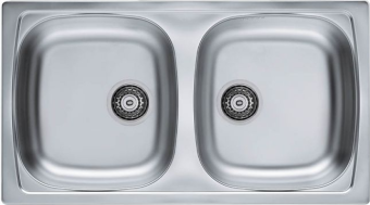 Детальное фото товара: ALVEUS BASIC 160 LEI-90, мойка, нержавеющая сталь (в комплекте с сифоном 1130557)