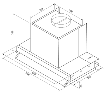 Детальное фото товара: Krona ISIDA 600 black SGC