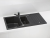 ALVEUS SENSUAL 70 GRANITAL+ TWILIGHT-G05M, мойка, гранит, черный металлик (с сифоном 1104729) Детальное фото товара: ALVEUS SENSUAL 70 GRANITAL+ TWILIGHT-G05M, мойка, гранит, черный металлик (с сифоном 1104729)