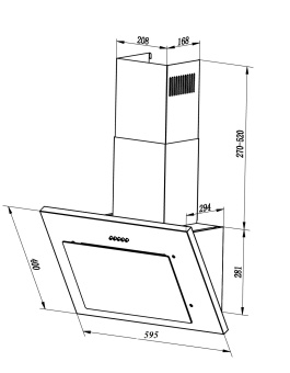 Детальное фото товара: LEX MIKA 600 IVORY LIGHT