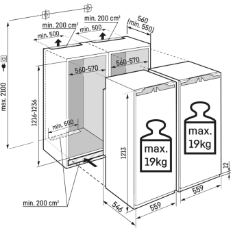 Детальное фото товара: Liebherr IXRF 4155-22 001 набор (состоит из SIFNdi 4155 и IRBci 4150)