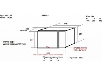 Детальное фото товара: Krona QUANTUM 44 WH/IX