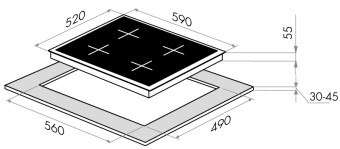 Детальное фото товара: Maunfeld EVI.594.FL2(S)-GR