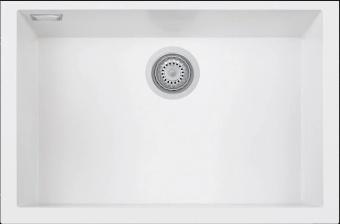 Детальное фото товара: Rivelato STRIA SR-6963 bianco latte, мойка, керамика, белый