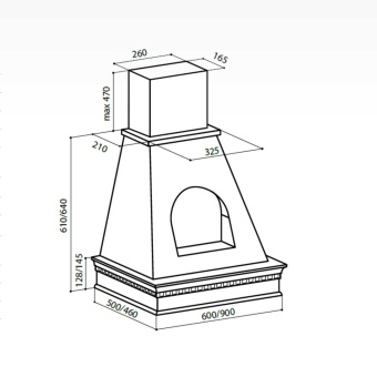 Детальное фото товара: LEX ANCONA 900 IVORY