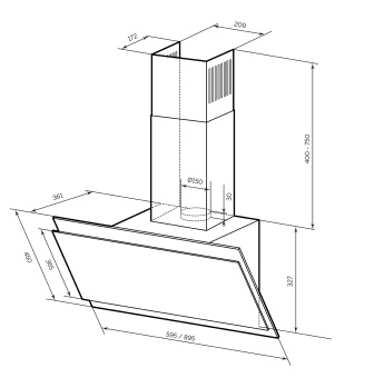 Детальное фото товара: LEX FURIA 900 IVORY