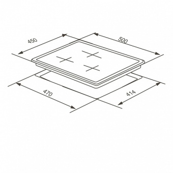 Детальное фото товара: Meferi MGH453WH GLASS POWER