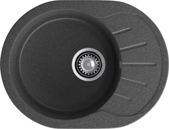 Детальное фото товара: GranFest RONDO GF-R-580 L, мойка, мрамор, графит