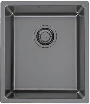 Детальное фото товара: ALVEUS KOMBINO 20 MONARCH ANTHRACITE SA, мойка, нерж. сталь, антрацит (в компл. с выпуском без сиф.)
