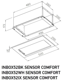 Детальное фото товара: MEFERI INBOX52IX SENSOR COMFORT