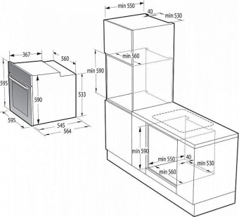 Детальное фото товара: Gorenje BO6735E05B