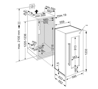 Детальное фото товара: Liebherr EWTdf 2353-26 001 Vinidor