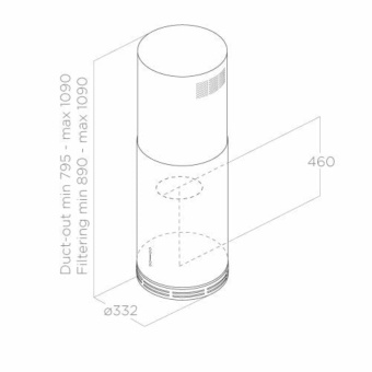 Детальное фото товара: ELICA ZENITH II IX/A/33