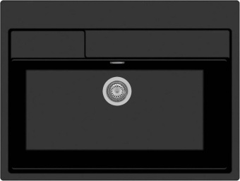 Детальное фото товара: Rivelato MODULIX MD-9082 nero profondo, мойка, керамика, черный