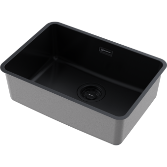 Детальное фото товара: Omoikiri Omi 53-U/I-GB Ultra Mini, мойка, нержавеющая сталь/графит