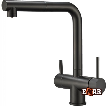 Детальное фото товара: Emar ECB 7017 Black, смеситель, черный