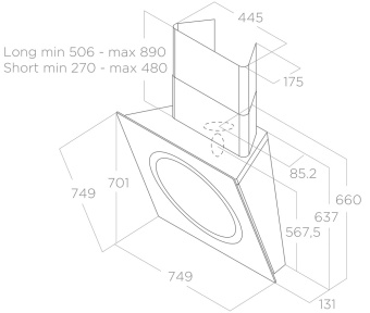 Детальное фото товара: ELICA OM AIR @ WH/F/75