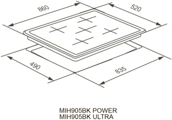 Детальное фото товара: MEFERI MIH905BK POWER