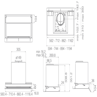 Детальное фото товара: ELICA BOXIN ADV PLUS @ IX/A/60