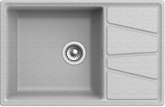 Детальное фото товара: GranFest VERTEX GF-V-780L, мойка, мрамор, серый