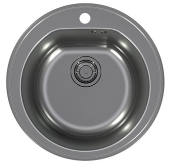 Детальное фото товара: ALVEUS FORM MONARCH 30 ANTHRACITE-90, мойка, нерж.сталь, антрацит (в компл. с выпуском без сифона)