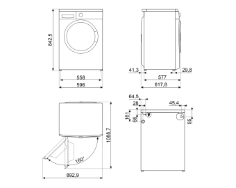 Детальное фото товара: Smeg WM3T04RU4