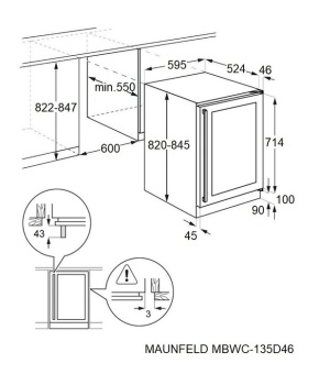 Детальное фото товара: Maunfeld MBWC-135D46