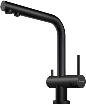 Детальное фото товара: Omoikiri Nagano-GB, смеситель, графит + Pure drop Lite