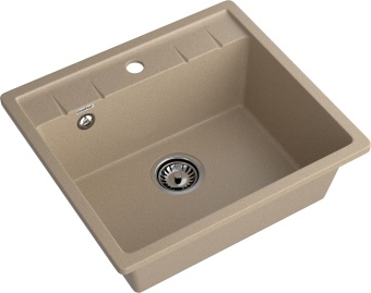 Детальное фото товара: GranFest QUADRO GF-Q-561, мойка, мрамор, песочный