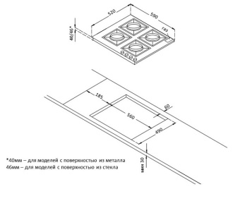 Детальное фото товара: Korting HGG 6734 CTN