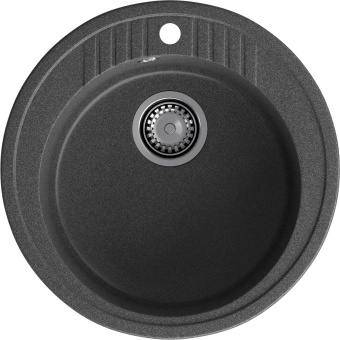 Детальное фото товара: GranFest RONDO GF-R-520, мойка, мрамор, графит