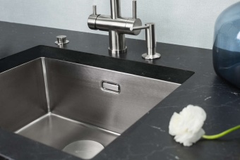 Детальное фото товара: Omoikiri Tadzava 54-U/I-IN Ultra-LG, мойка, светлое золото