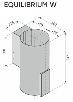 Детальное фото товара: Konigin Equilibrium W Steel Glass