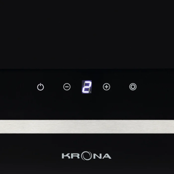 Детальное фото товара: Krona DOMENIKA 600 BLACK/INOX S