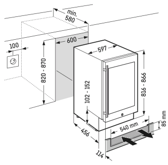 Детальное фото товара: Liebherr UWTes 1672-22 001 Vinidor