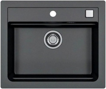 Детальное фото товара: ALVEUS GRANITAL ATROX 30 CARBON - G91, мойка, гранит, черный