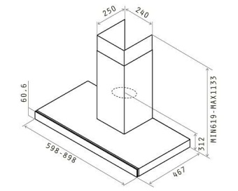 Детальное фото товара: ELICA JOY WHIX/A/90