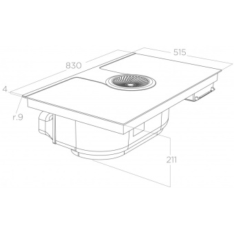 Детальное фото товара: ELICA NIKOLATESLA HP EVO BL/A/83