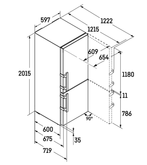 Детальное фото товара: Liebherr CNc 5713-20 001 Pure NoFrost EasyFresh